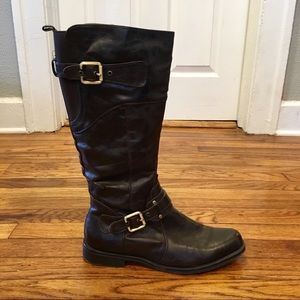 Bass Prague Brown Leather Boots